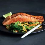 honey glazed garlic salmon