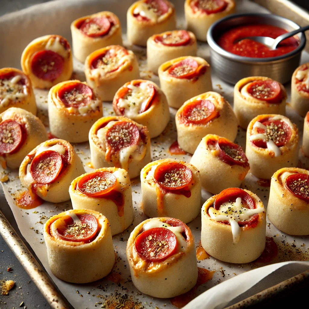 Tortilla Roll Pizza Bites